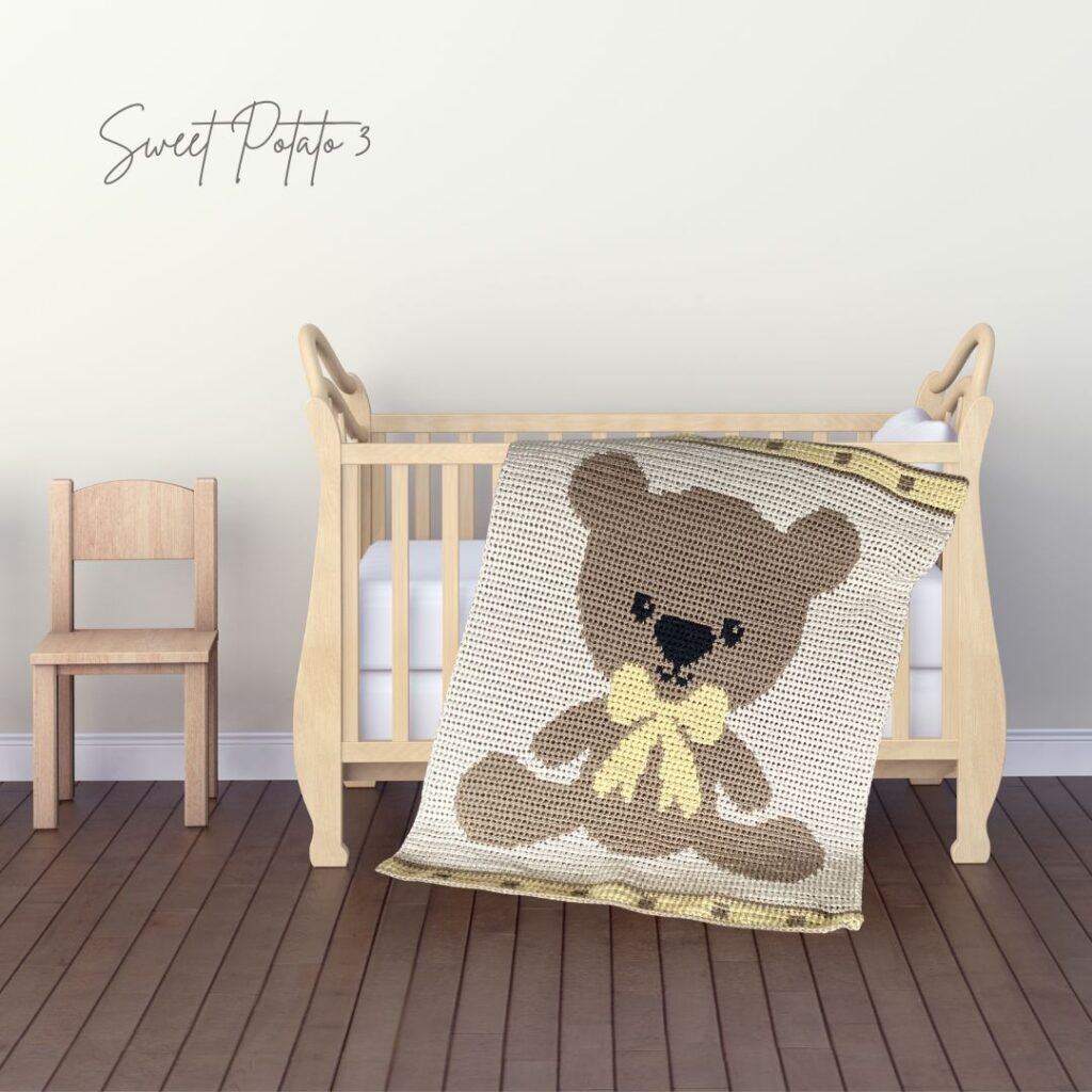 CuddleBearBlanket-3-1024x1024 Cuddle Bear Nursery Blanket Pattern