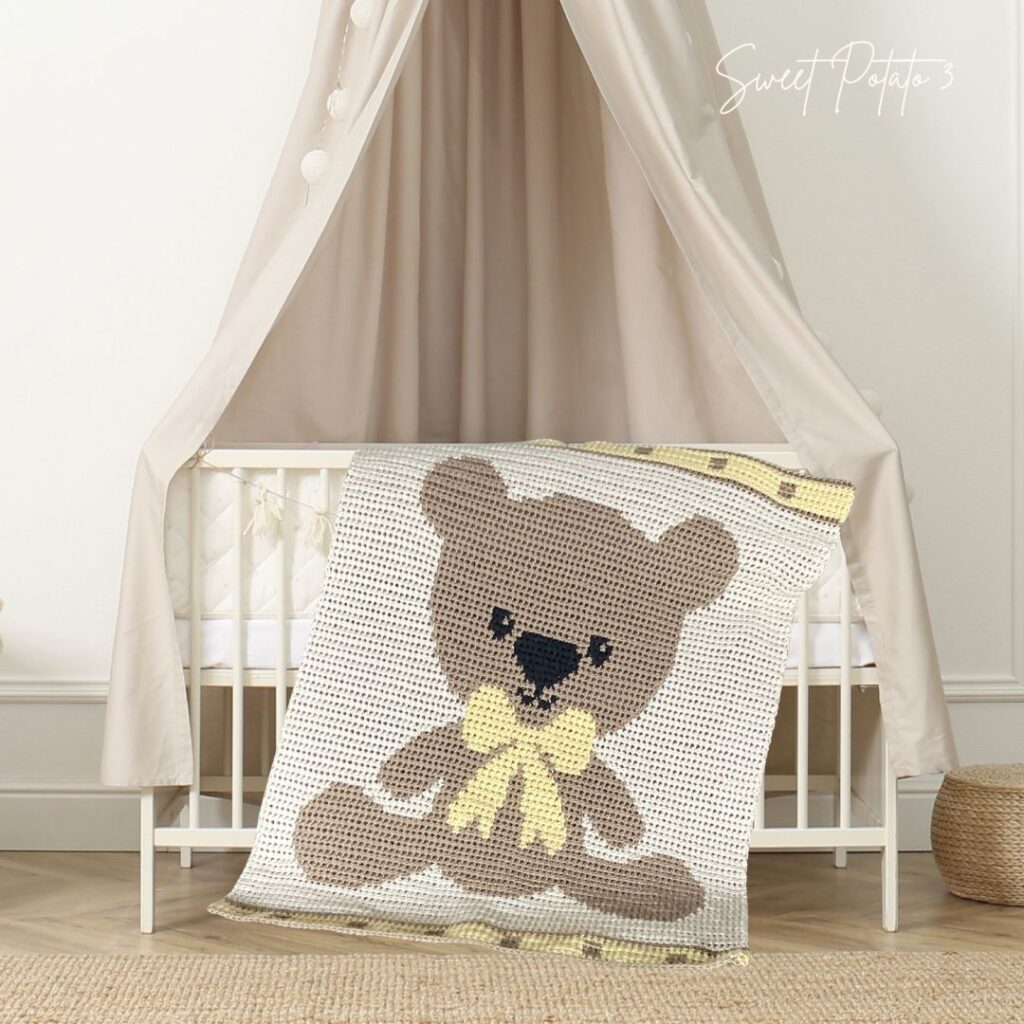 CuddleBearBlanket-4-1024x1024 Cuddle Bear Nursery Blanket Pattern