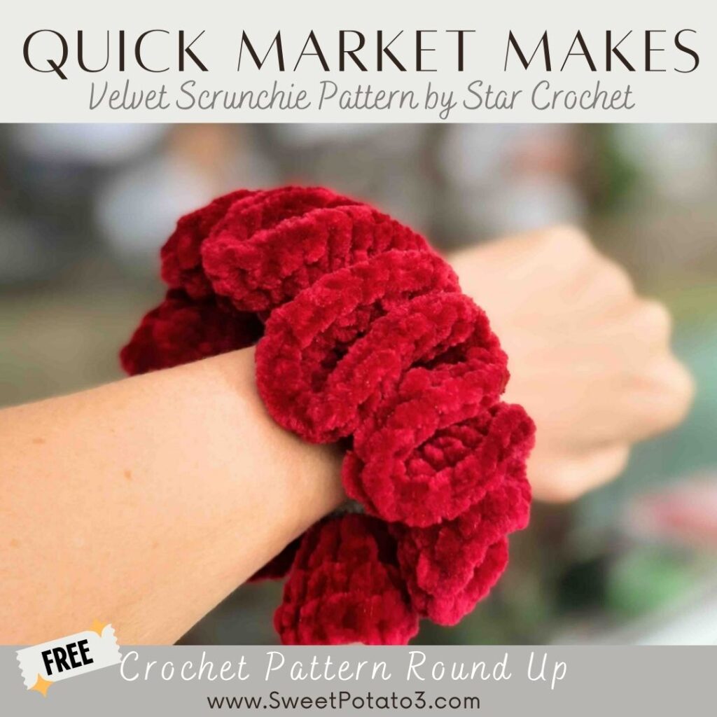 Velvet Scrunchie - Quick Market Makes