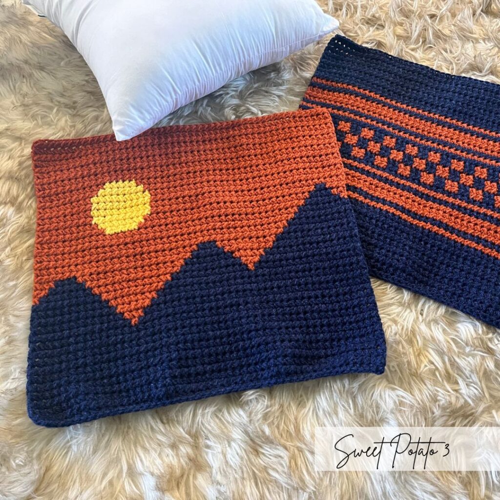 Mountain Sunset Pillow Cover