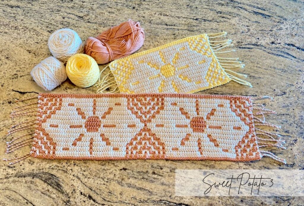 SummerSolsticeMosaic-2-1024x695 Summer Solstice Mosaic Crochet Strip