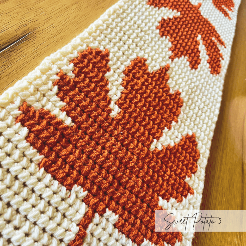 Fall Table Runner Close Up