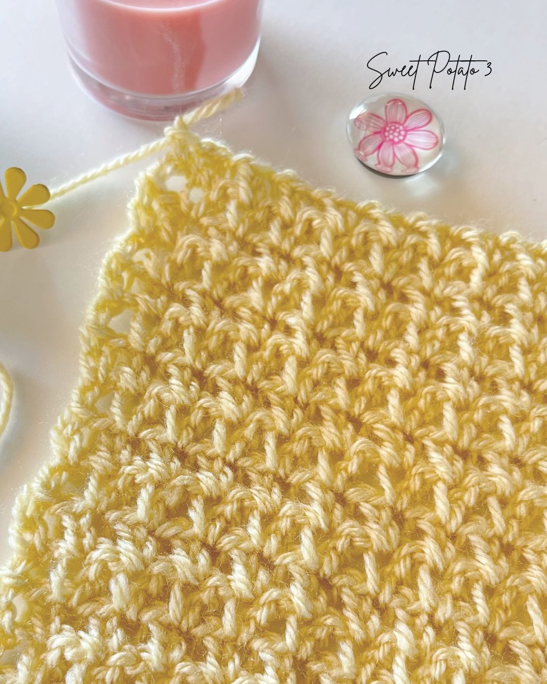 Extended Single Crochet Stitch Combination