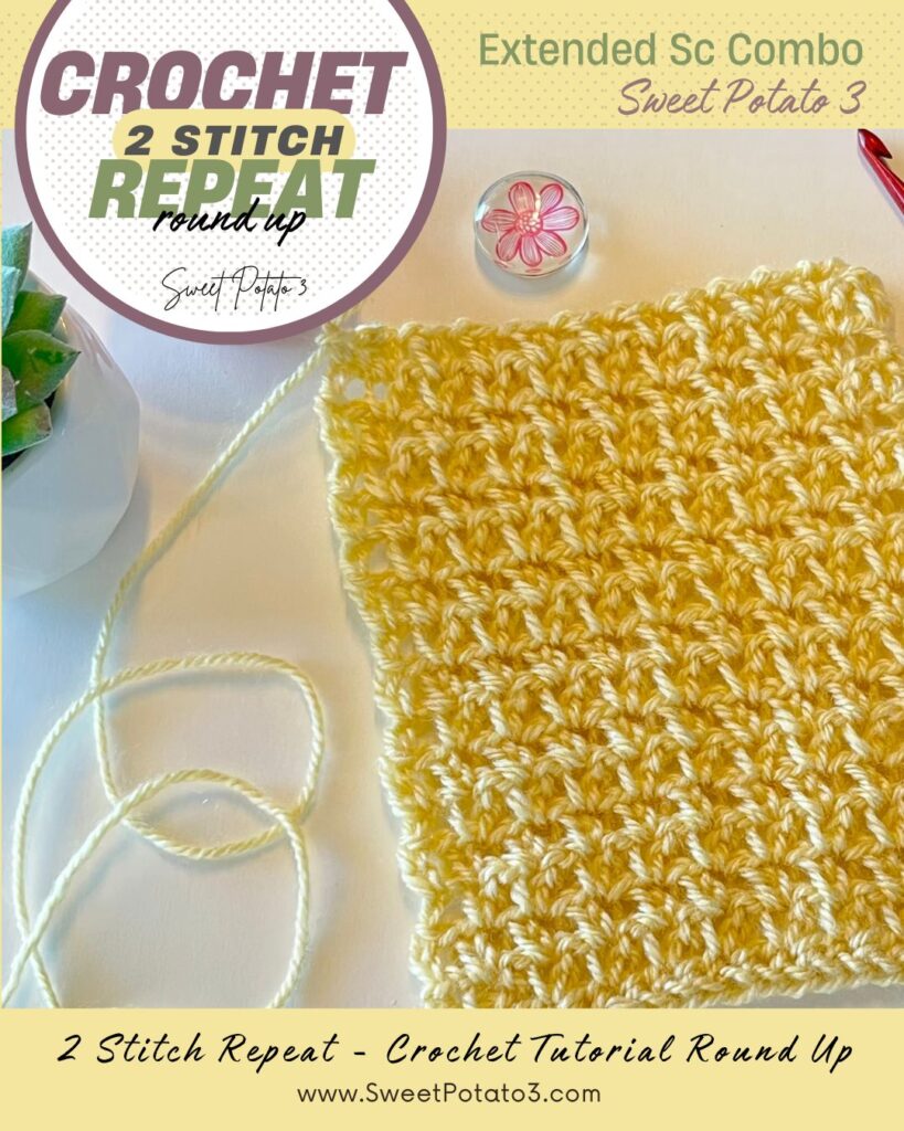 Feb-17-Sweet-Potato-3-819x1024 10 Easy Crochet Stitches with Simple 2-Stitch Repeats