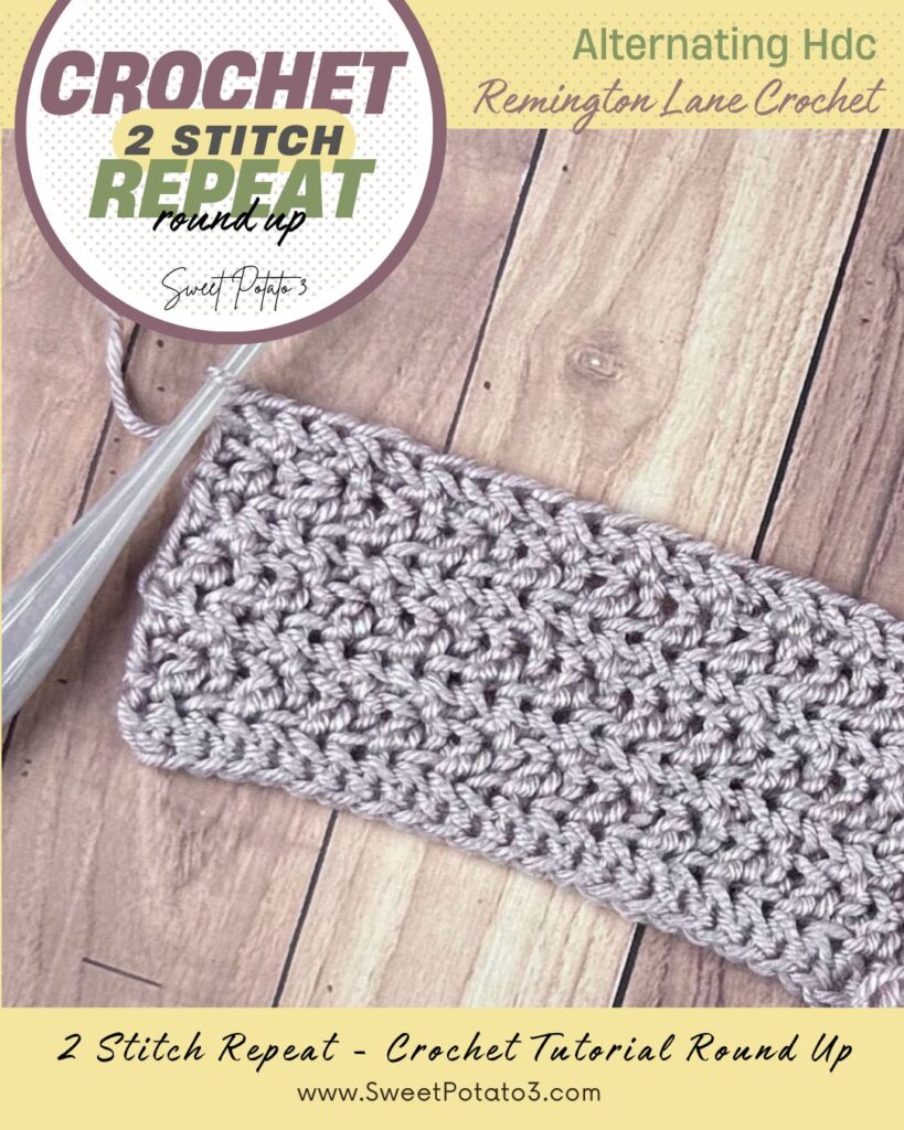 Feb-21-Remington-Lane-819x1024 10 Easy Crochet Stitches with Simple 2-Stitch Repeats