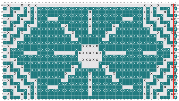 Jun-graph Summer Solstice Mosaic Crochet Strip