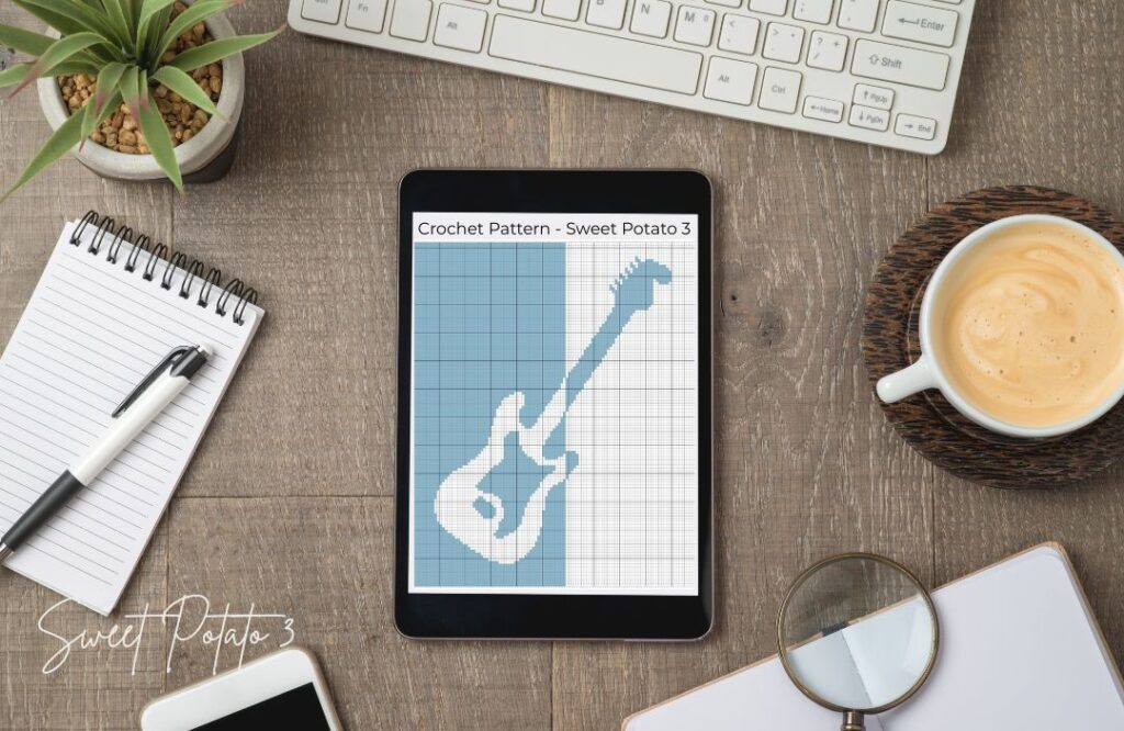 ElectricGuitar-5-1024x666 Rock On: Electric Guitar Crochet Blanket Pattern