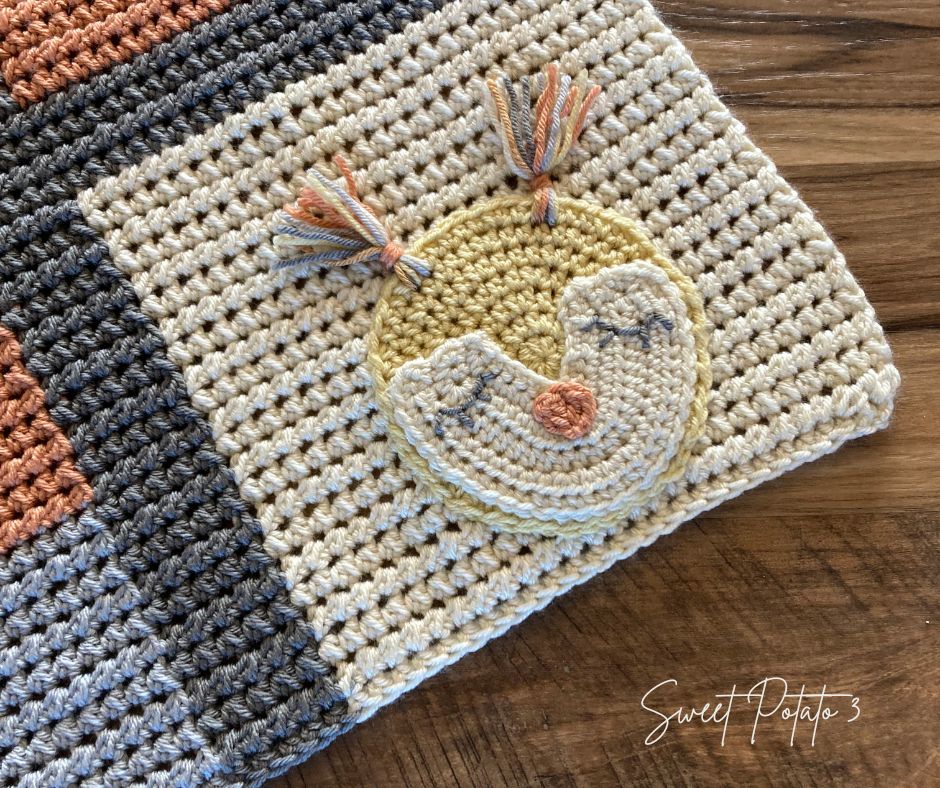 WoodlandCrittersBlock-7 A Baby Blanket Full of Woodland Charm in Crochet
