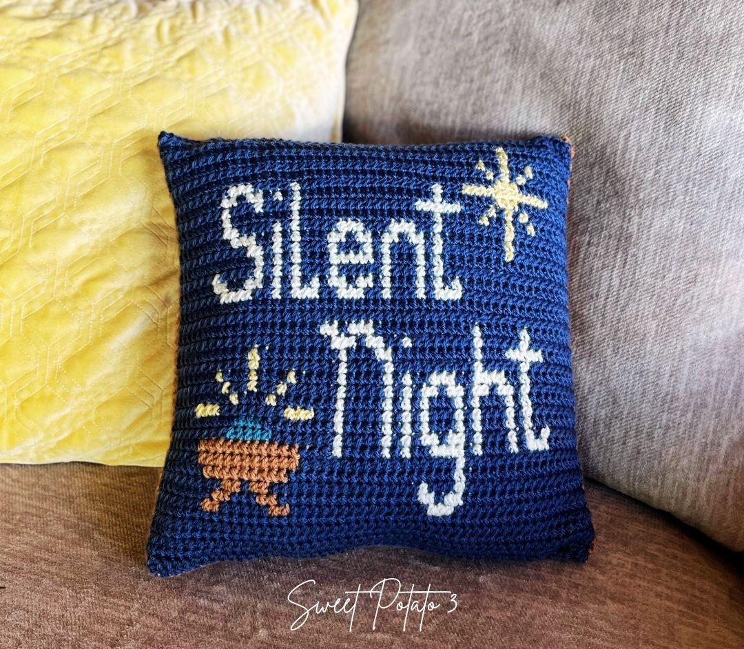 Silent Night Pillow