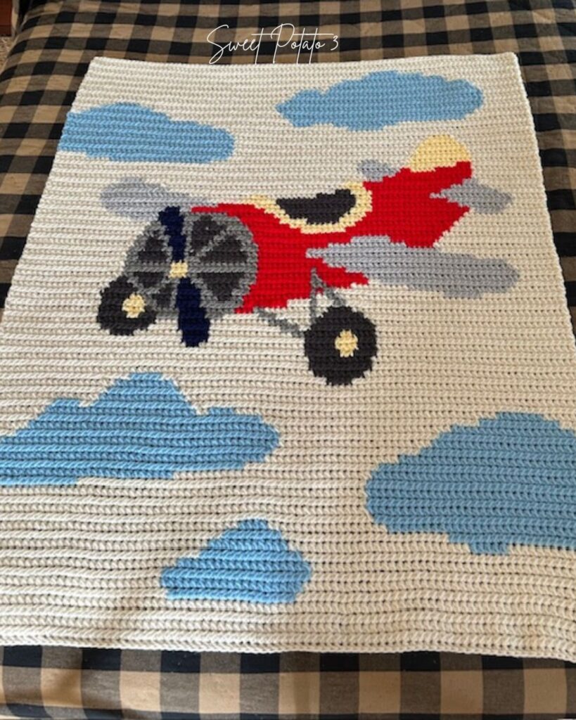 Airplane-Blanket-2-819x1024 Airplane Baby Blanket for Your Little Aviator