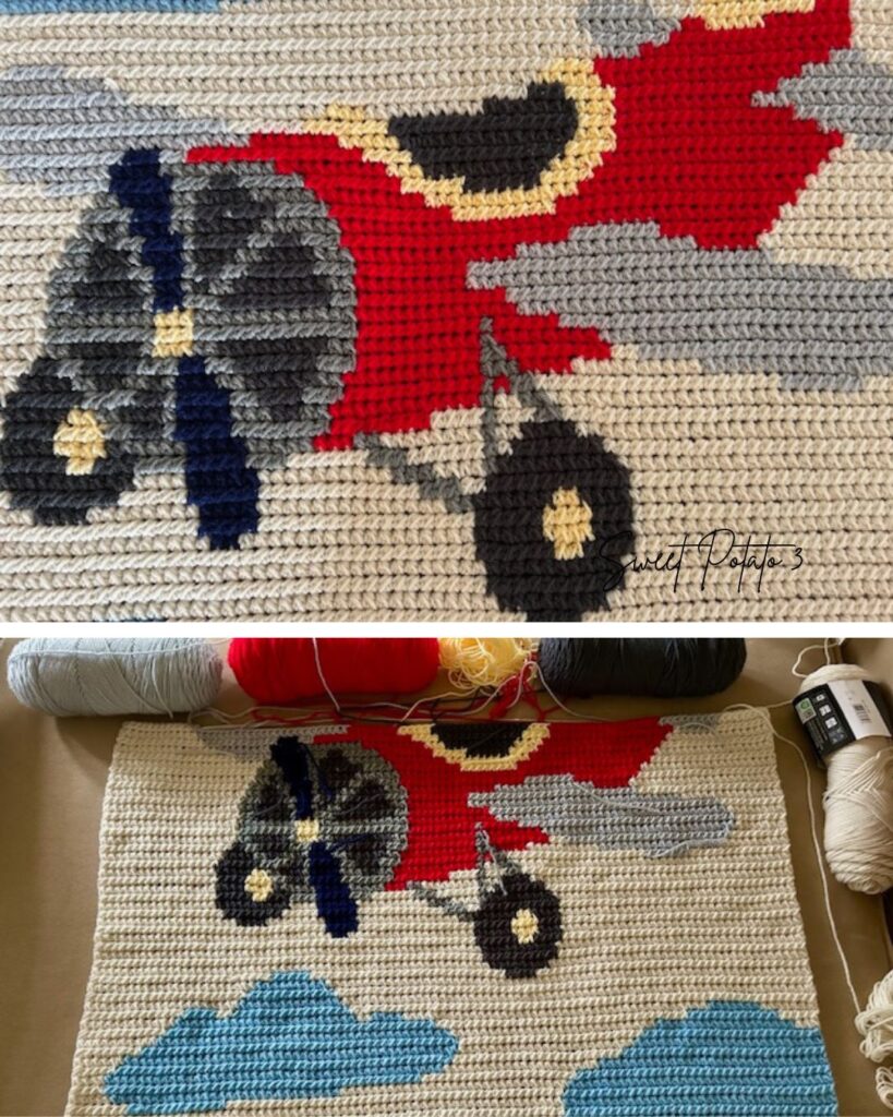 Airplane-Blanket-3-819x1024 Airplane Baby Blanket for Your Little Aviator