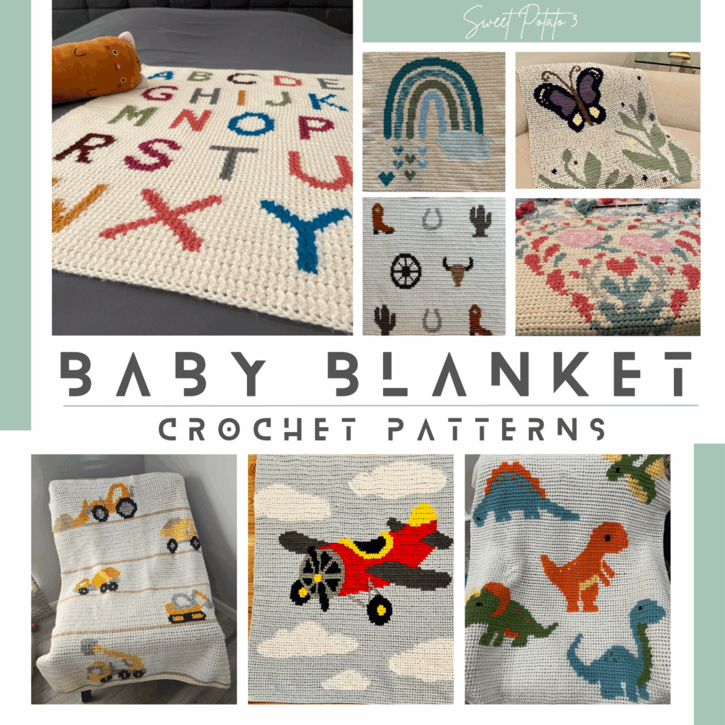 Baby-Blanket-Bundle-Square-1024x1024 Rainbow Boho Baby Blanket Crochet Pattern