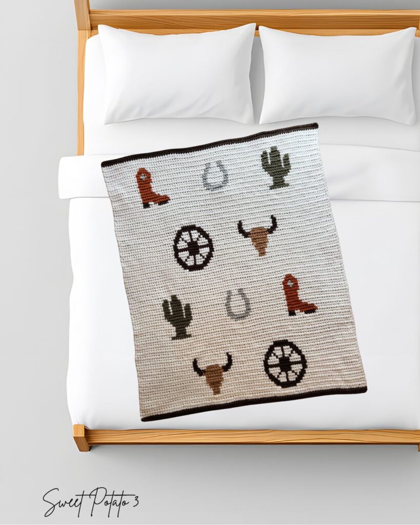 Cowboy-Western-Blanket-819x1024 Western Cowboy Baby Blanket for Your Little Buckaroo
