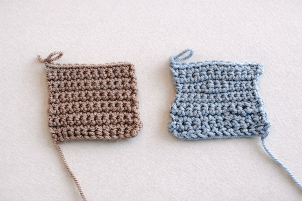 Crochet-Basics-Series-3-Tension-Comparision-1024x683 Crochet Basics 4: Holding Your Hook & Managing Tension