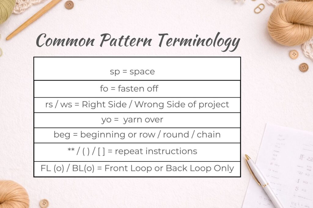 Series-6-Common-Terms-1024x683 Crochet Basics 5: Learning the Language of Crochet