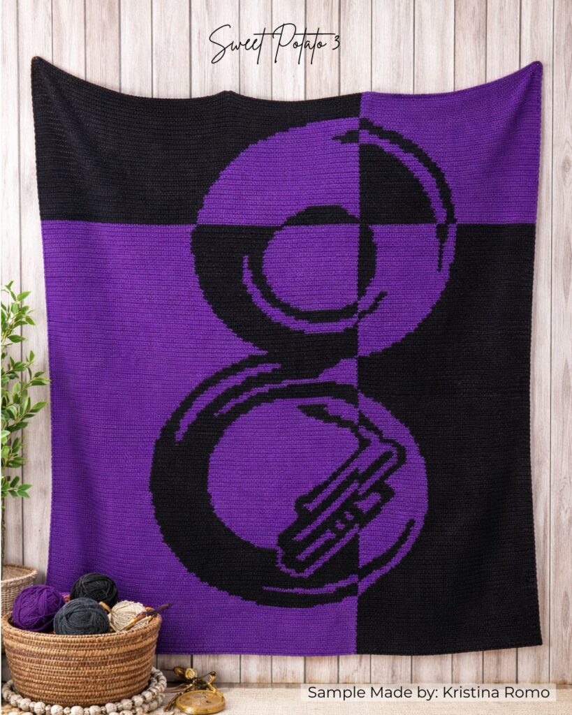 Sousaphone-Kristina-Romo-1-819x1024 Bold & Beautiful: The Sousaphone Blanket Crochet Pattern