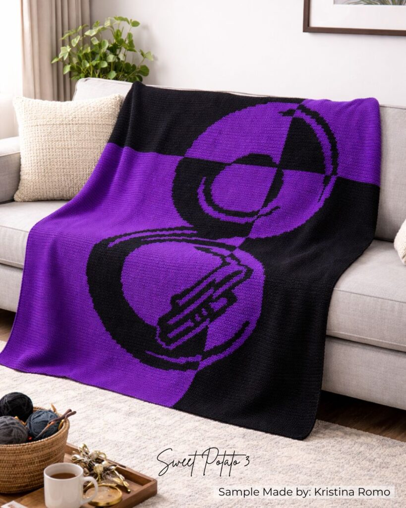 Sousaphone-Kristina-Romo-2-819x1024 Bold & Beautiful: The Sousaphone Blanket Crochet Pattern