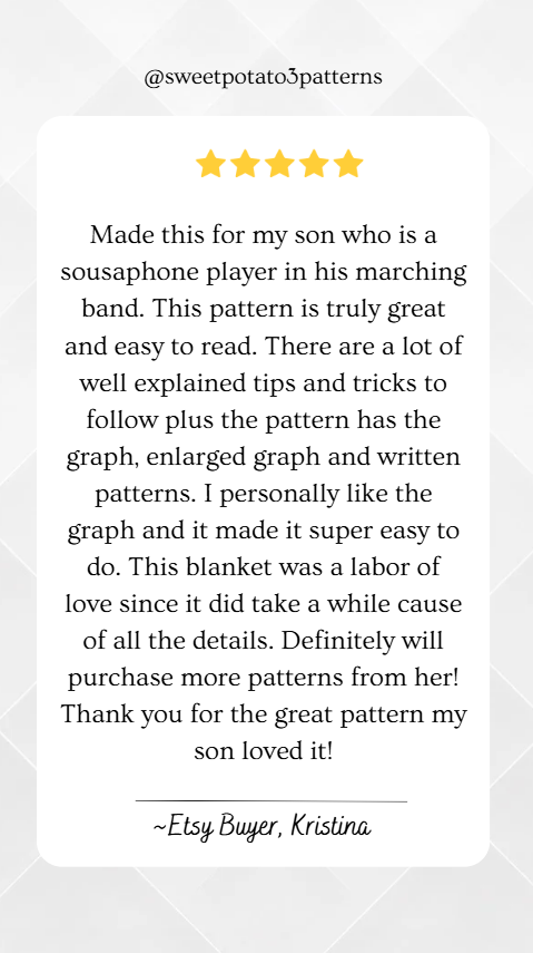 Sousaphone-Review-Kristina-Romo-2 Bold & Beautiful: The Sousaphone Blanket Crochet Pattern