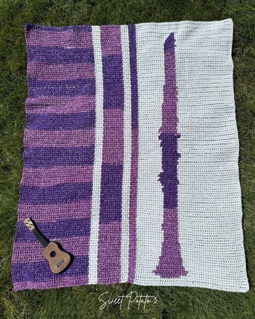 Clarinet-Blanket-2-819x1024 Clarinet Crochet Blanket Pattern
