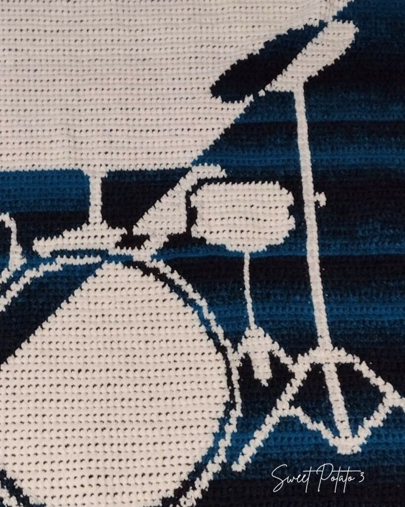 Drum-Set-Blanket-3-819x1024 Drum Set Crochet Blanket Pattern