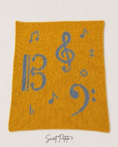 Musical Clefs Blanket