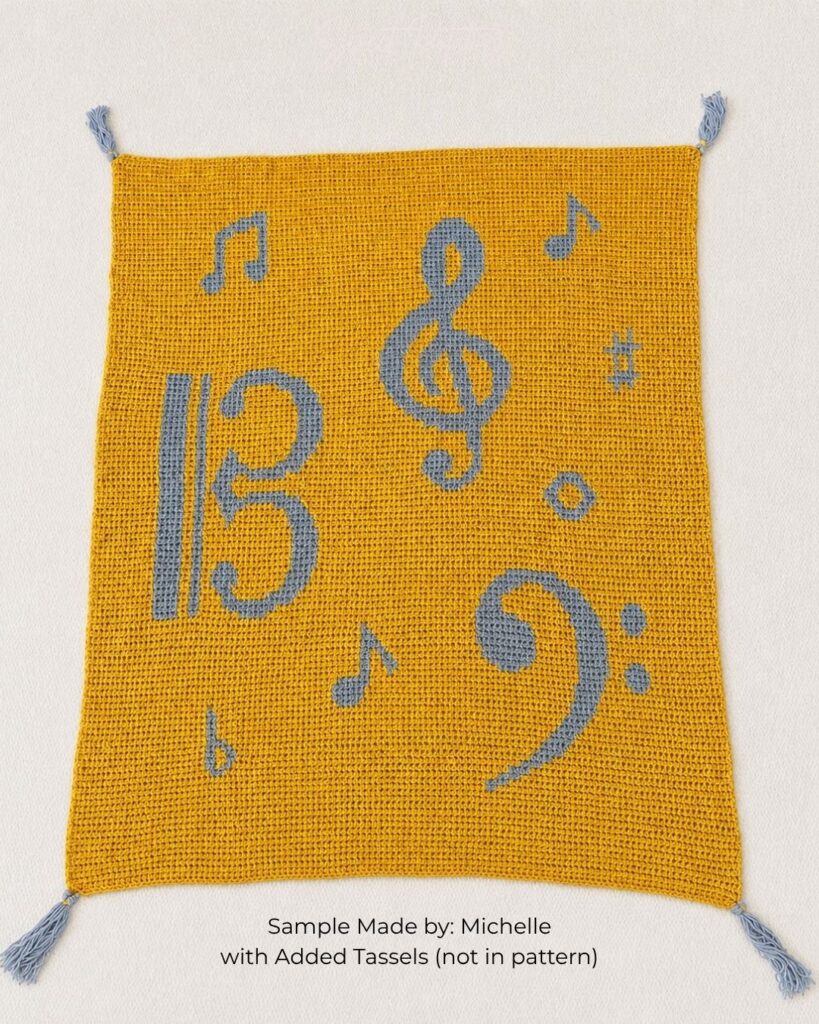 Musical-Clefs-8-819x1024 Musical Clefs Crochet Blanket Pattern