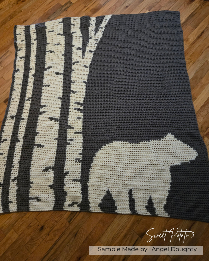 Bear-Aspens-Blanket-4-819x1024 Bear Among the Aspens Crochet Blanket Pattern