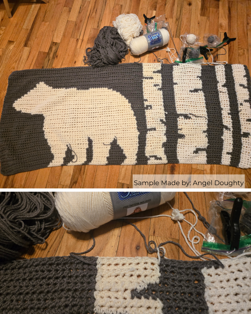 Bear-Aspens-Blanket-7-819x1024 Bear Among the Aspens Crochet Blanket Pattern