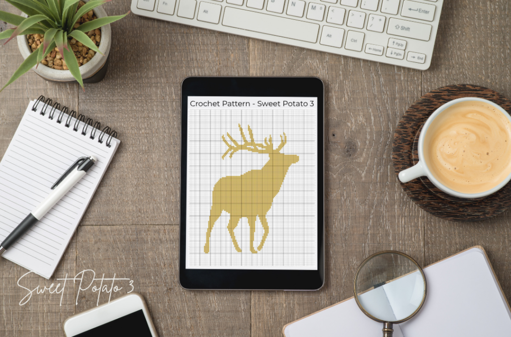 Bull-Elk-Blanket-6-1024x677 Majestic Bull Elk Crochet Blanket Pattern