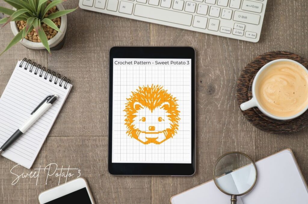 Hedgehog-3-1024x677 Hedgehog Crochet Throw Blanket Pattern