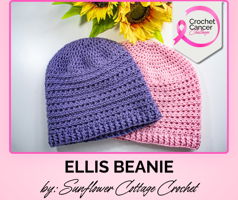 Oct-2-FB Crochet Cancer Challenge 2026: Crochet Hat Patterns for a Cause