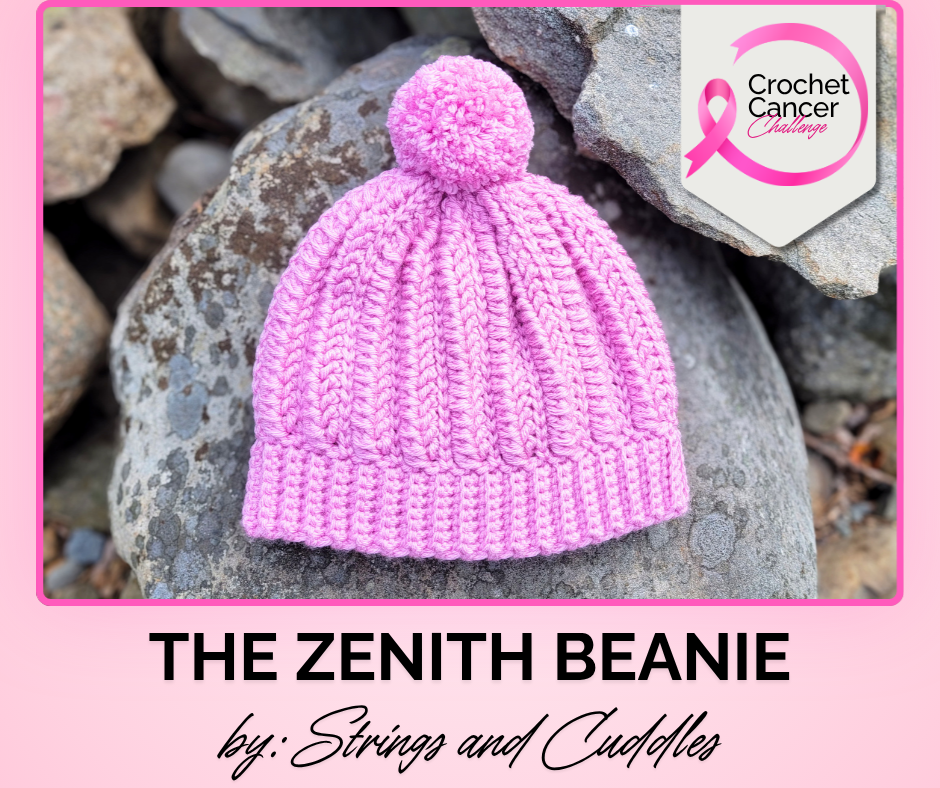 Oct20-FB Crochet Cancer Challenge 2026: Crochet Hat Patterns for a Cause