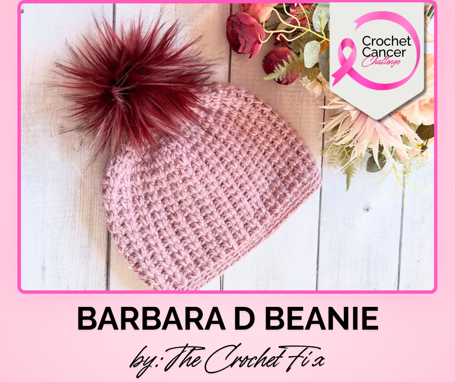Oct24-FB Crochet Cancer Challenge 2026: Crochet Hat Patterns for a Cause
