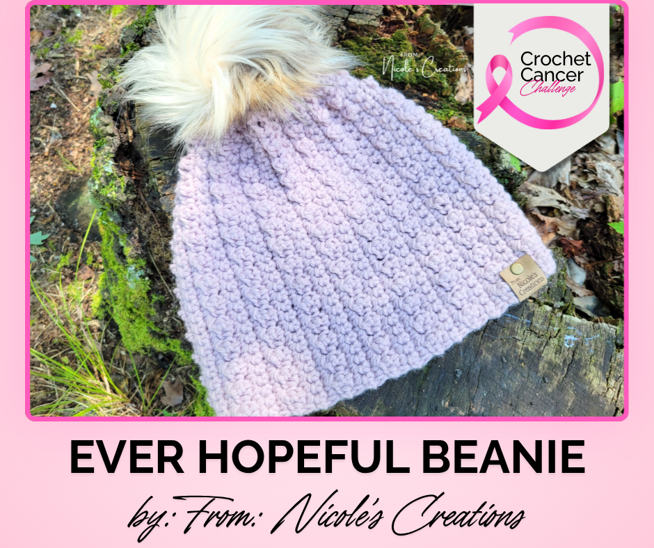 Oct26-FB Crochet Cancer Challenge 2026: Crochet Hat Patterns for a Cause