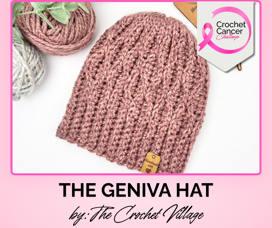 Oct28-FB Crochet Cancer Challenge 2026: Crochet Hat Patterns for a Cause