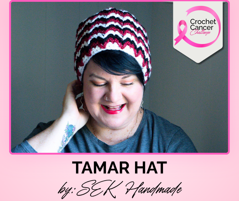 Oct8-FB Crochet Cancer Challenge 2026: Crochet Hat Patterns for a Cause