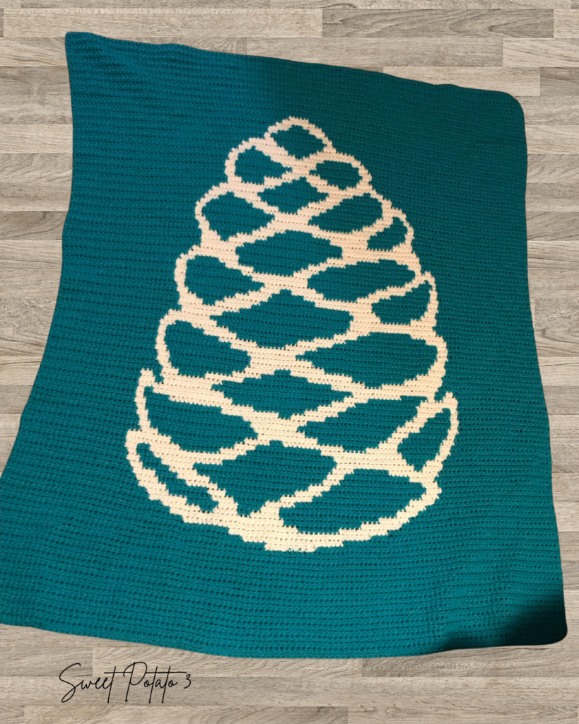 Pinecone-1-819x1024 Pinecone Crochet Blanket Pattern