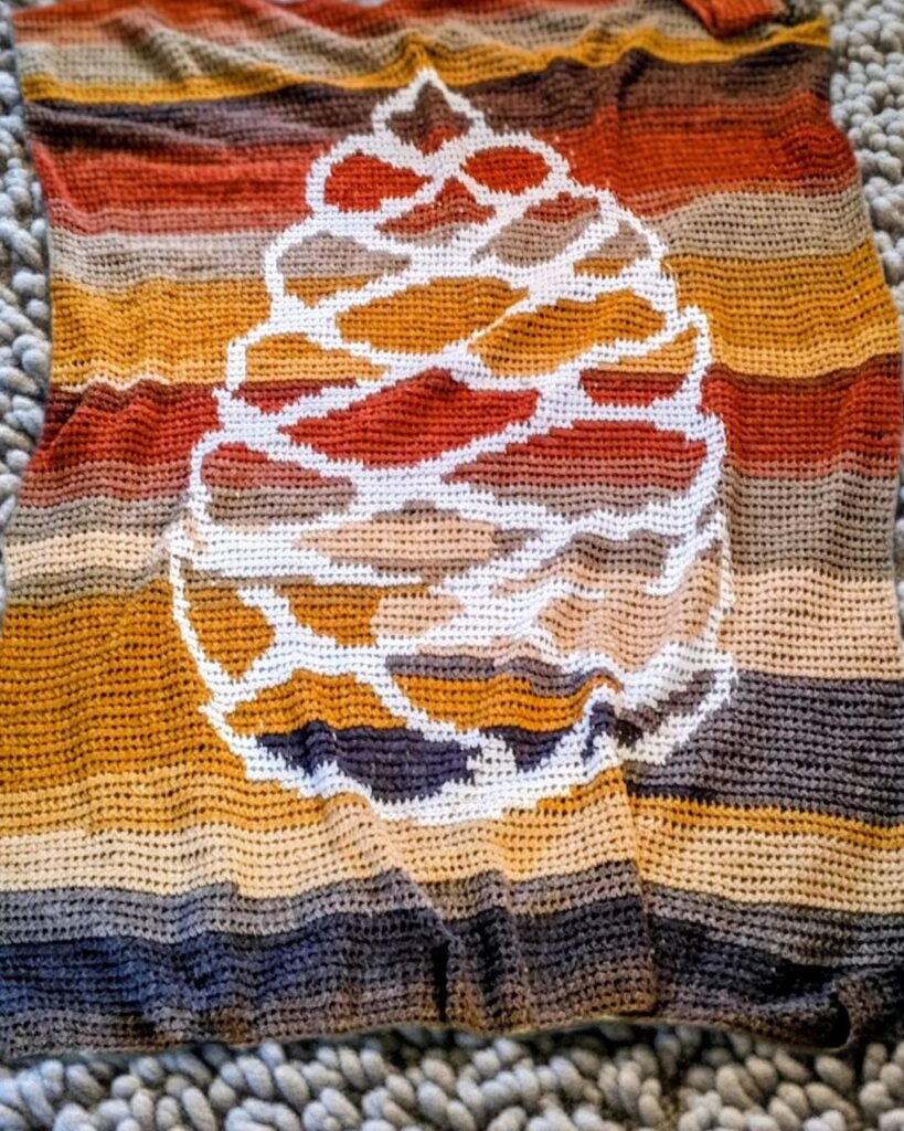 Pinecone-Blanket-7-819x1024 Pinecone Crochet Blanket Pattern